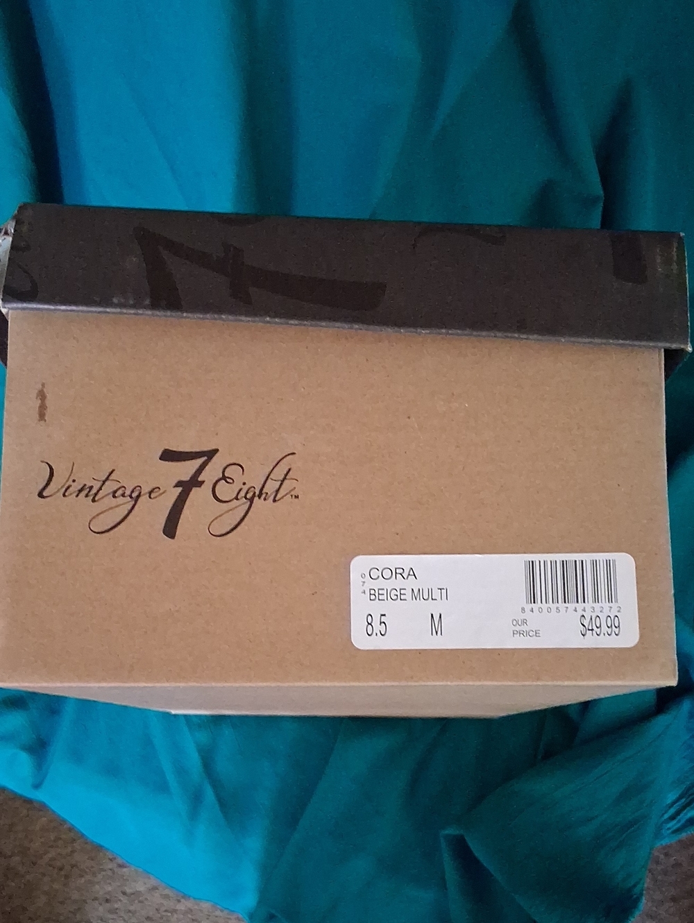 Nwt Vintage 7 Eight Multi Color Mule